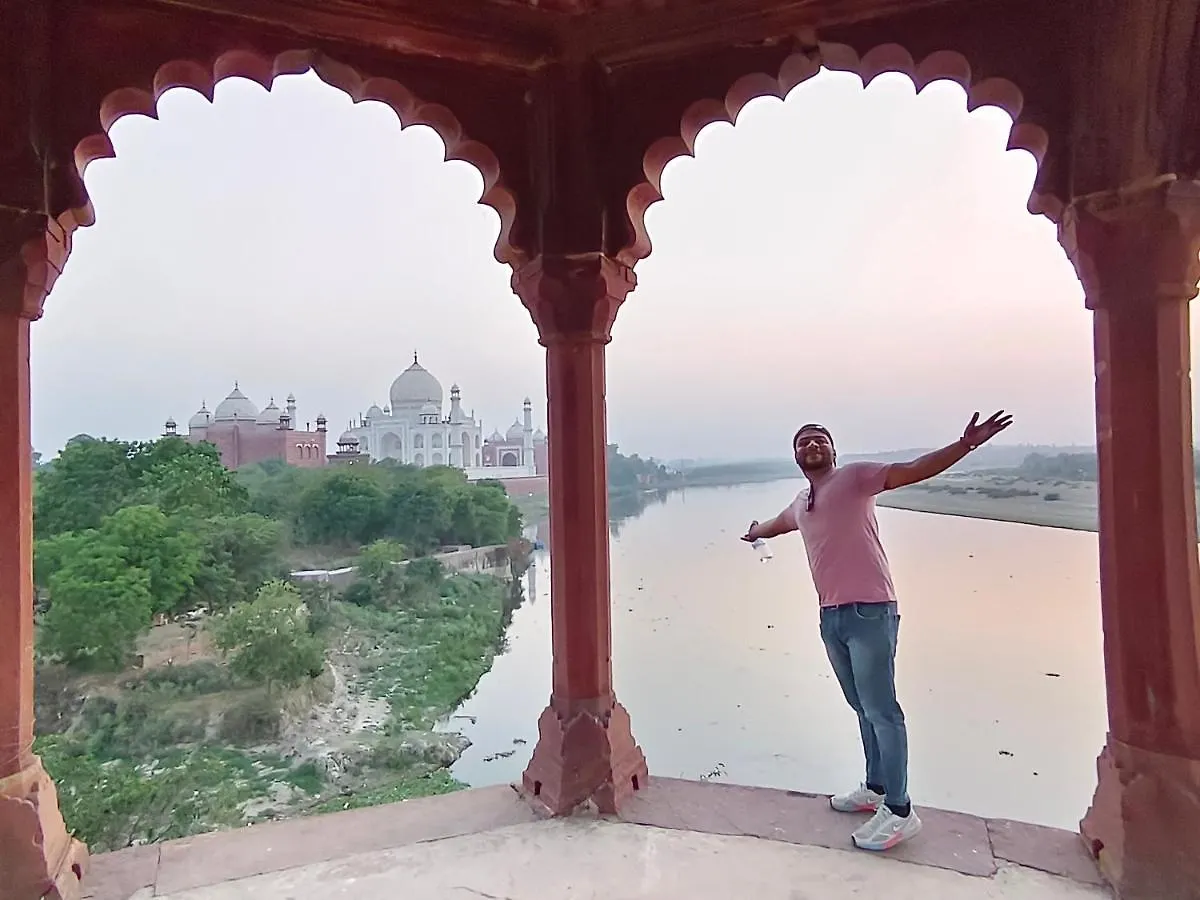 Affittacamere Hotel India Inn Walking Distance From Taj Mahal-- Rooftop Taj Mahal View Agra